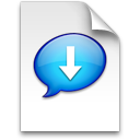 iChat Blue Transfer Icon 128x128 png